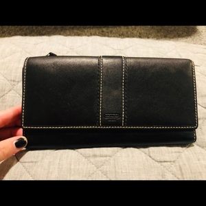 Coach Black Leather Wallet